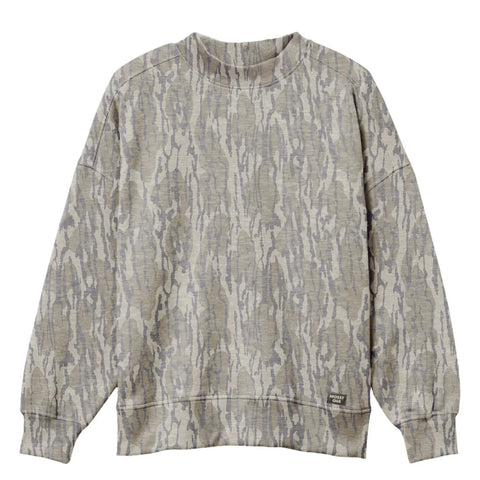 PRE ORDER - Mossy Oak Bottomland Mock Neck Sweatshirt