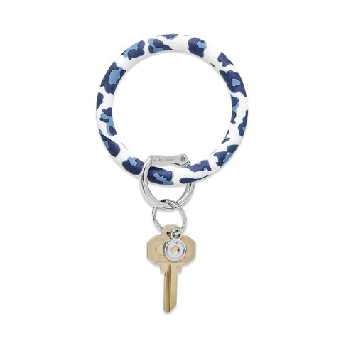 Big O® Key Ring: Navy Leopard