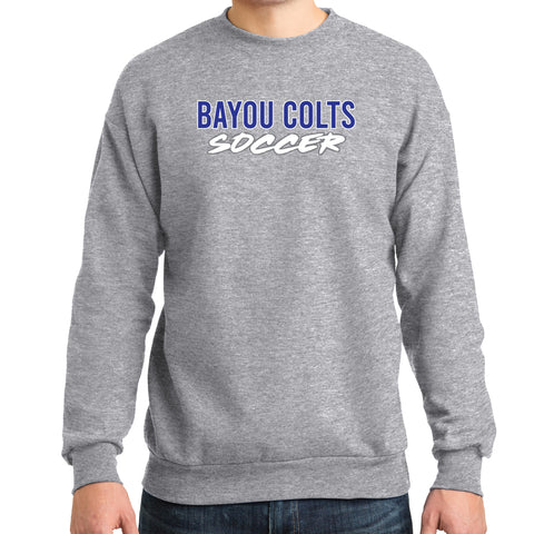 Bayou Soccer Brush Crewneck Sweatshirt