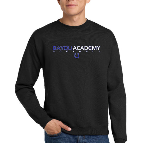 BA Softball Wordmark Crewneck Sweatshirt