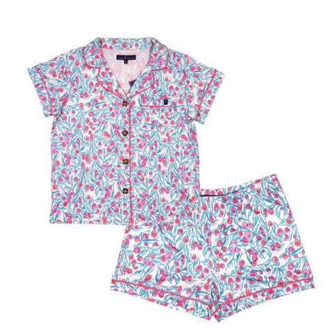 Simply Southern® Button PJ Set: Abstract