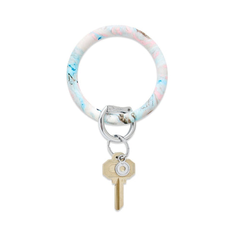 Big O® Key Ring: Pastel Marble