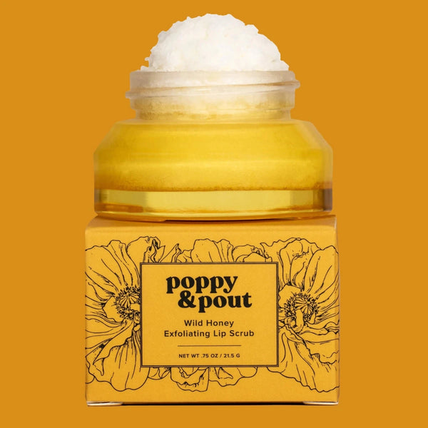 Poppy & Pout Lip Scrub Wild Honey