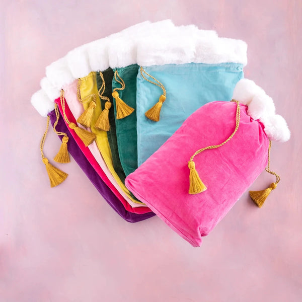 Glitterville Large Velvet Bag