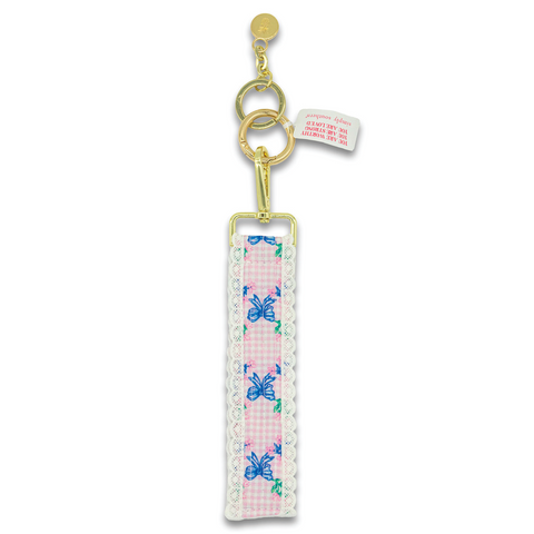 Blue Bow Lace Keyfob - Heidisonline