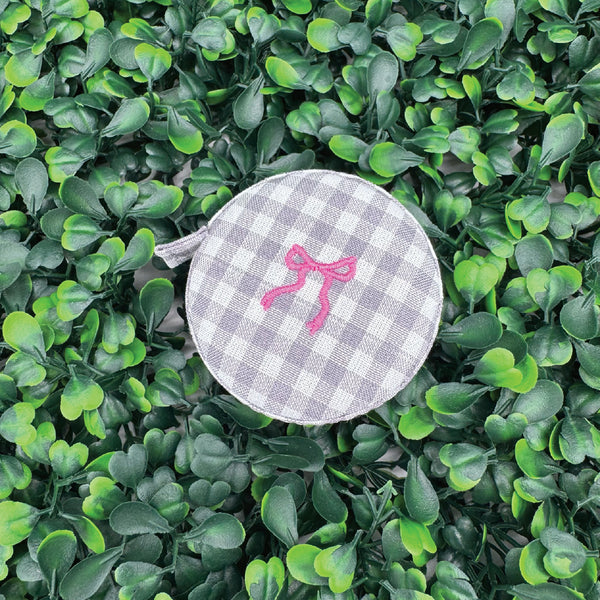 Simply Southern® Grey Gingham Tape Measure