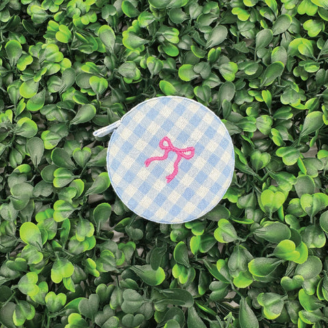 Simply Southern® Light Blue Gingham Tape Measure