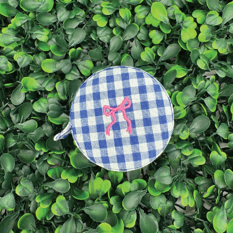Simply Southern® Navy Gingham Tape Measure