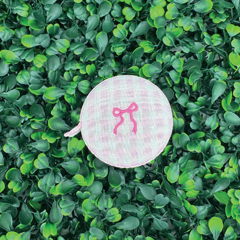 Simply Southern® Pink Gingham Tape Measure