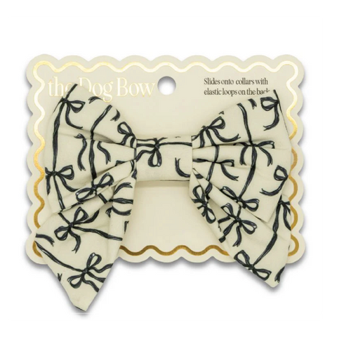 Simply Southern® Pet Bow: Black Bow