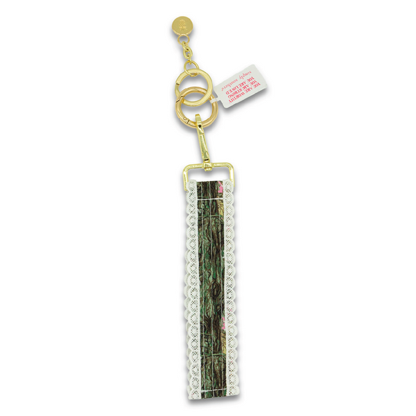 Pink Camo Lace Keyfob