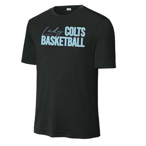 Lady Colts Bball Horseshoe Short Sleeve Dri-Fit Tee