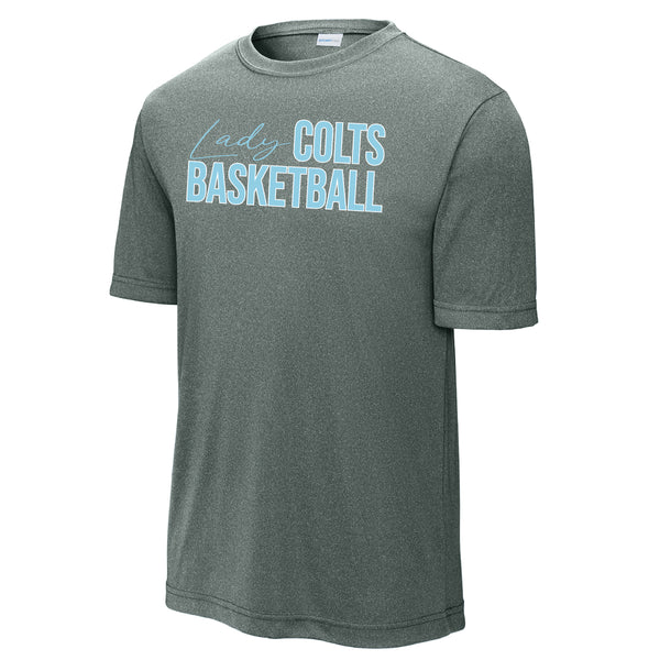 Lady Colts Bball Horseshoe Short Sleeve Dri-Fit Tee