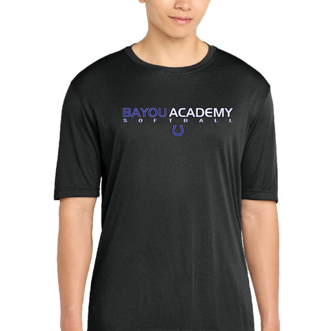 BA Softball Wordmark Dri-Fit Tee - Short Sleeve