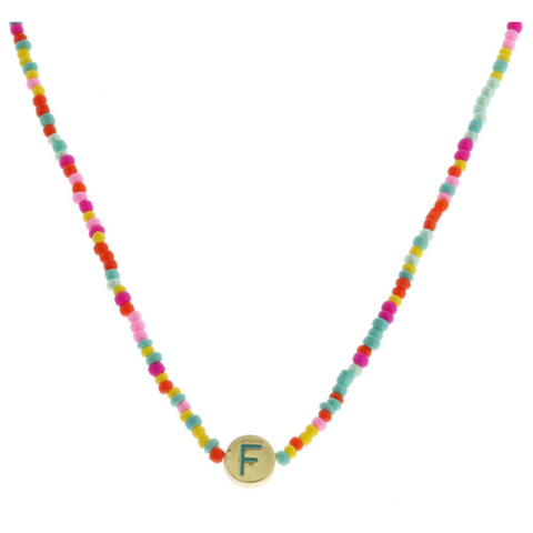 Initially Colored Necklace: F