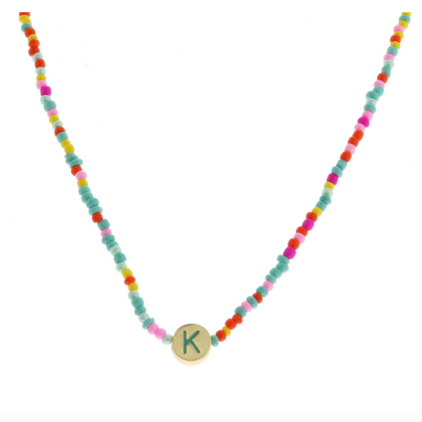 Initially Colored Necklace: K