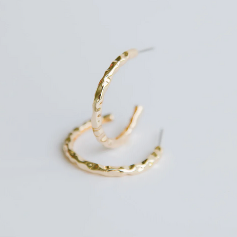 Charley Medium Hoop Earrings