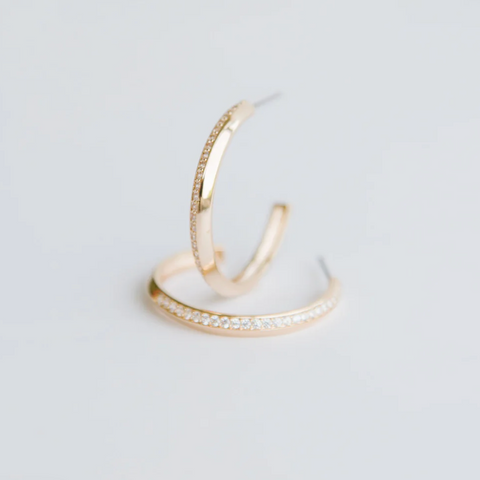 Leith Medium Hoop Earrings