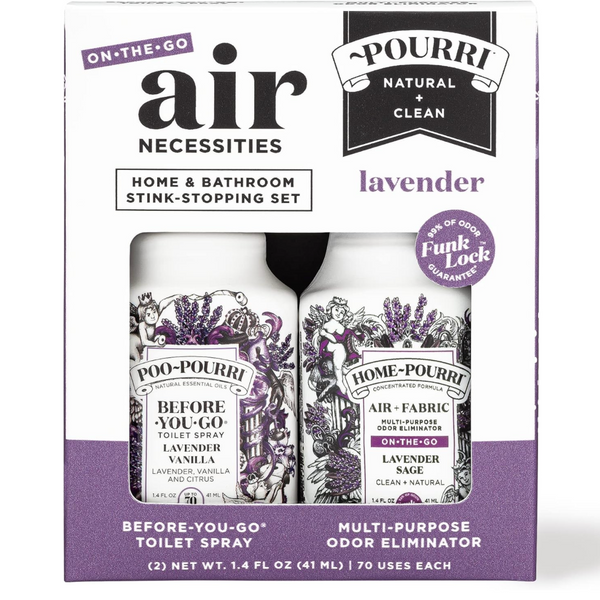 Poo-Pourri® Air Necessities 1.4oz Travel Set: Lavender Vanilla