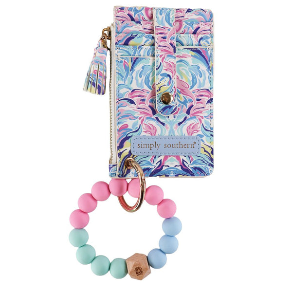 Bead Bracelet Card Holder: Watercolor