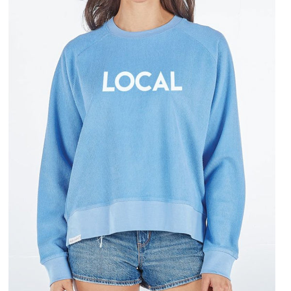Local Lapis Crewneck Pullover