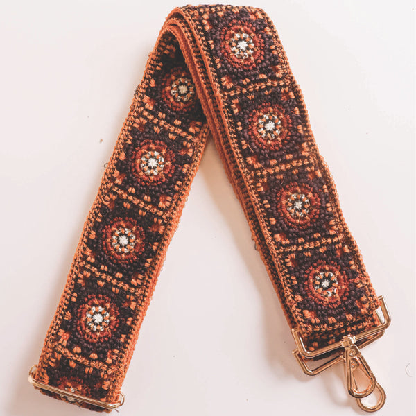 Adjustable Purse Strap: Burnt Orange