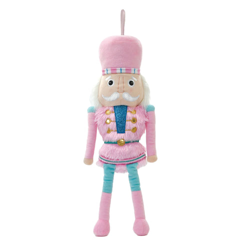 Pink Nutcracker Stuffed Ornament