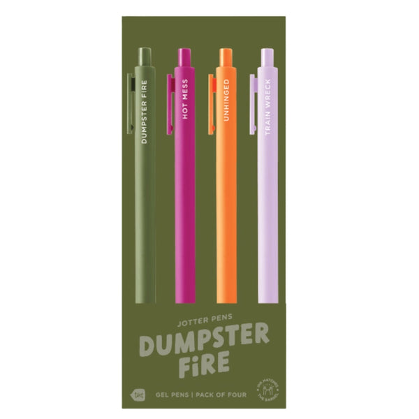 Jotter Pen Set: Dumpster Fire