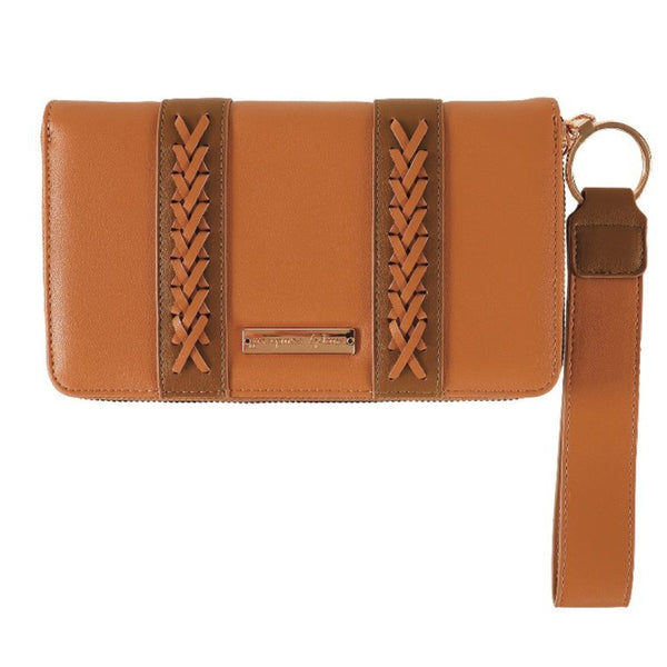 Simply Southern® Leather Phone Wallet: Chai