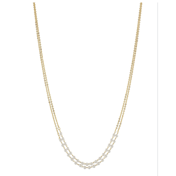 Layered Pearl Necklace