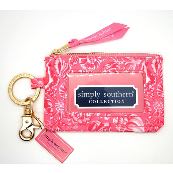 Simply Southern® ID Coin Wallet - Pink Shell