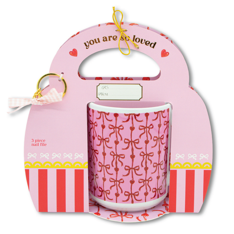 Love Mug, Keychains and Nail File Set