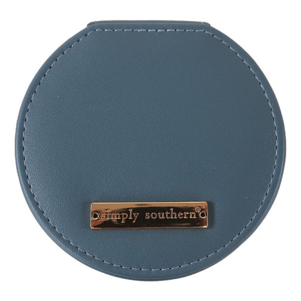 Simply Southern® Leather Jewelry Case: Azur