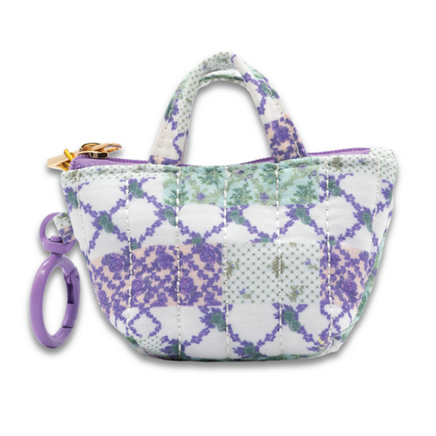 Simply Southern® Mini Tote Coin Purse Keychain: Patch