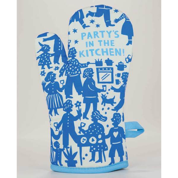 Party In The Kitchen Oven Mitt