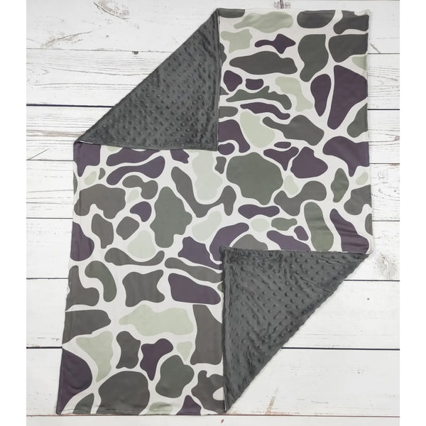 Camo Print Baby Blanket