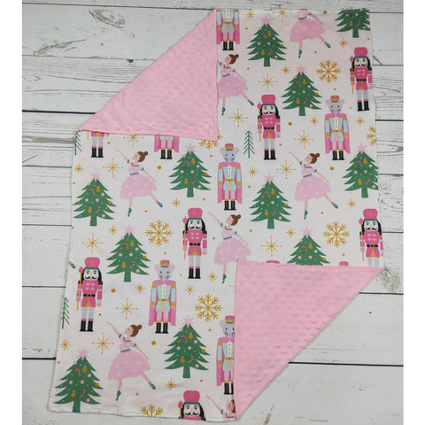 Nutcracker Print Baby Blanket