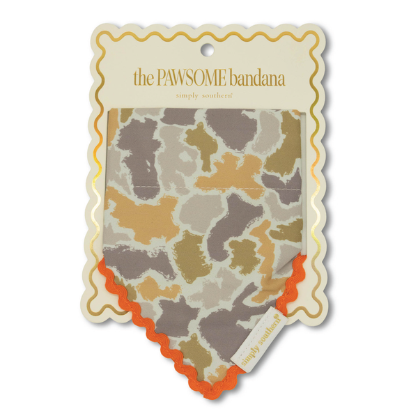Simply Southern® Pet Bandana: Multi Camo