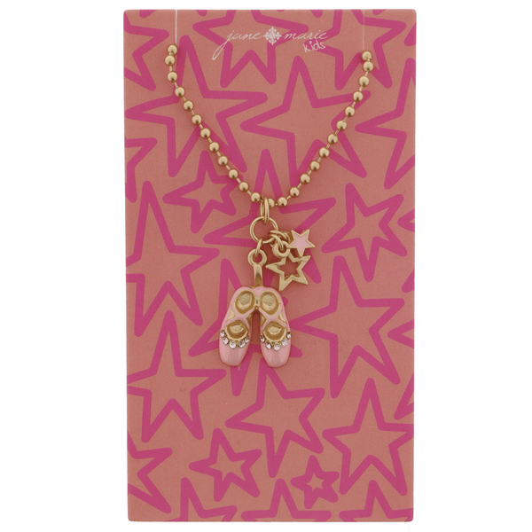 Pink Slipper Star Necklace