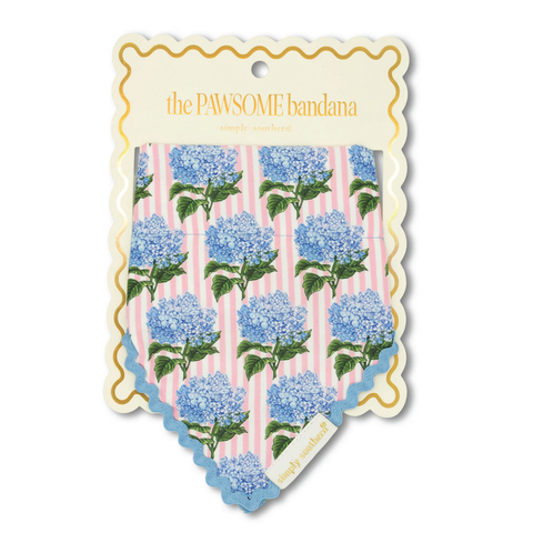 Simply Southern® Pet Bandana: Hydrangea