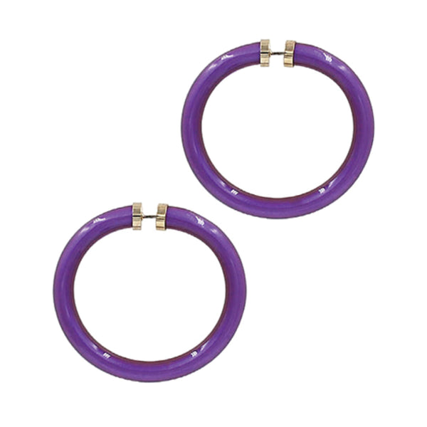 Tube Jelly Endless Hoops: Purple
