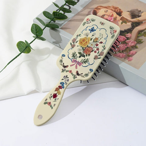 Floral Detangle Paddle Brush