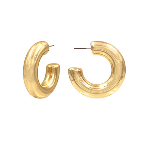 Chunky Gold Hoops