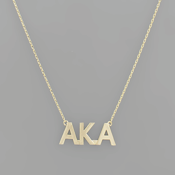 AKA Gold Charm Necklace