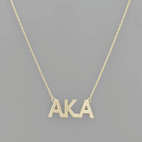 AKA Gold Charm Necklace