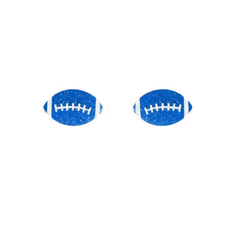 Game Day Glitter Football Studs