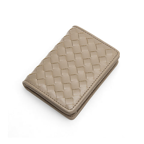 Square Pattern Leather Wallets