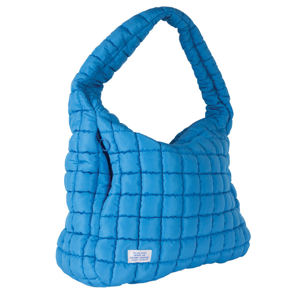 Simply Southern® Marshmallow Hobo Tote: Cerulean