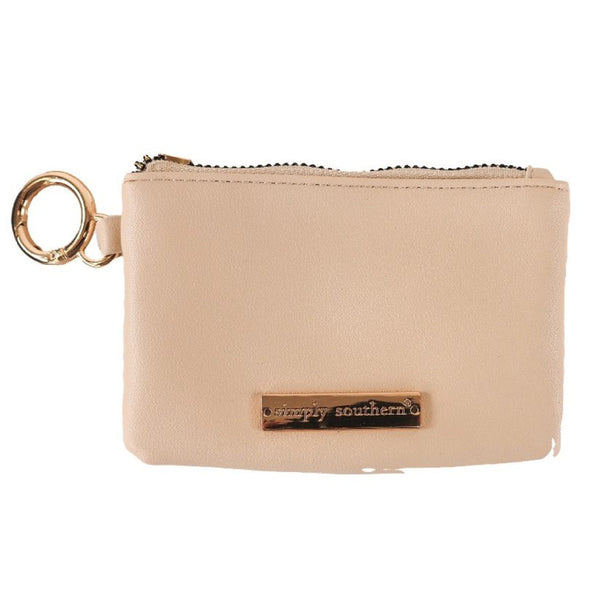 Simply Southern® Leather ID Wallet: Cream