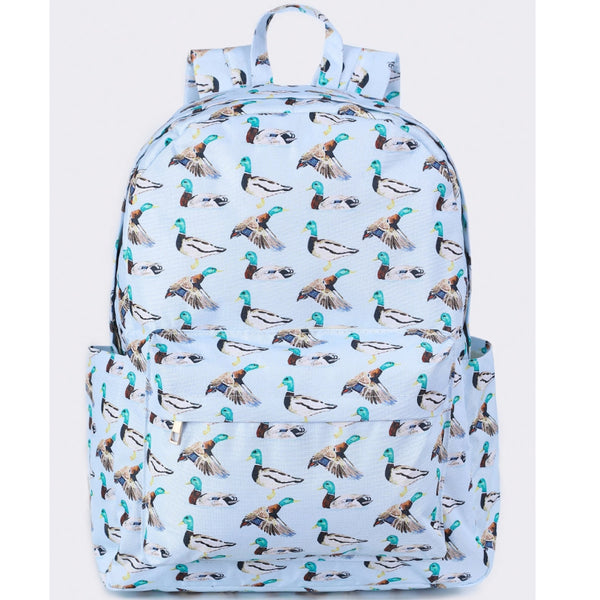 Duck Hunting Canvas Backpack